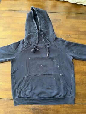 NSF Zip-Up Hoodie with Paint-Splatter Detail